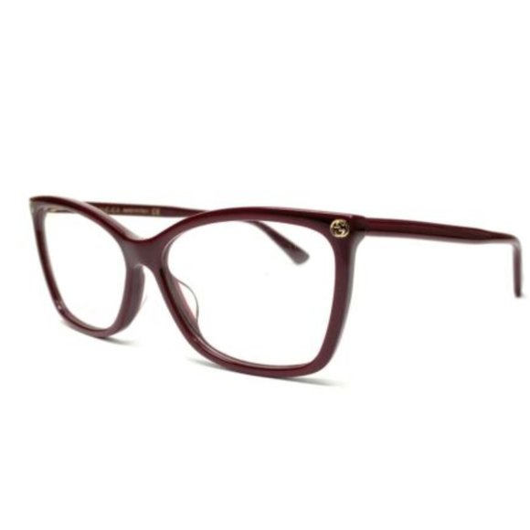Gucci Women's Burgundy Rectangle Eyeglasses!